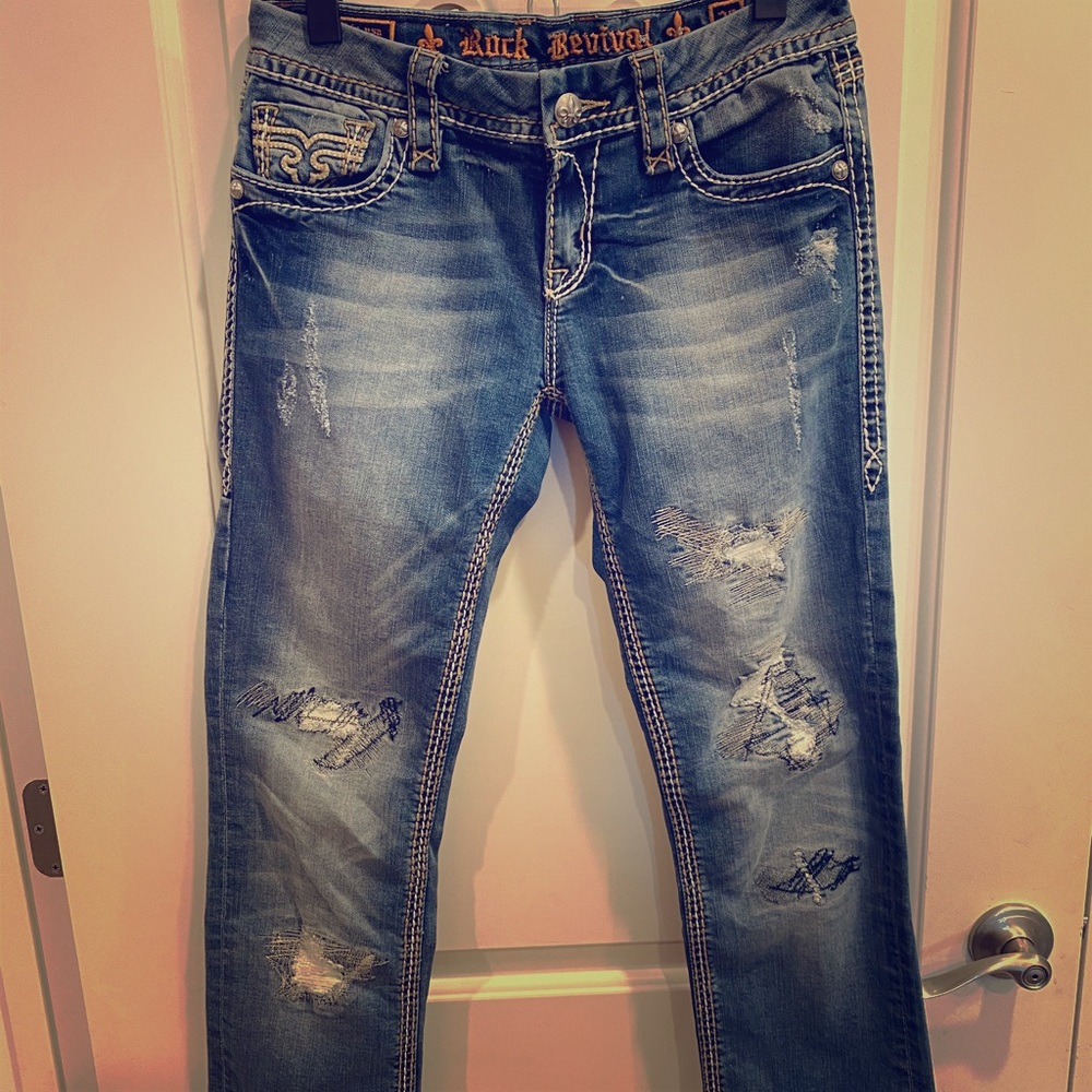 Rock revival Capri pants 28 jeans fr Buckle